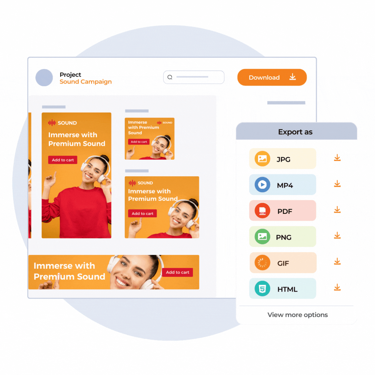 Scale ad production across video, digital, and print